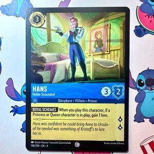 hans 146/204 [frozen] - common — disney lorcana: ursula’s return
